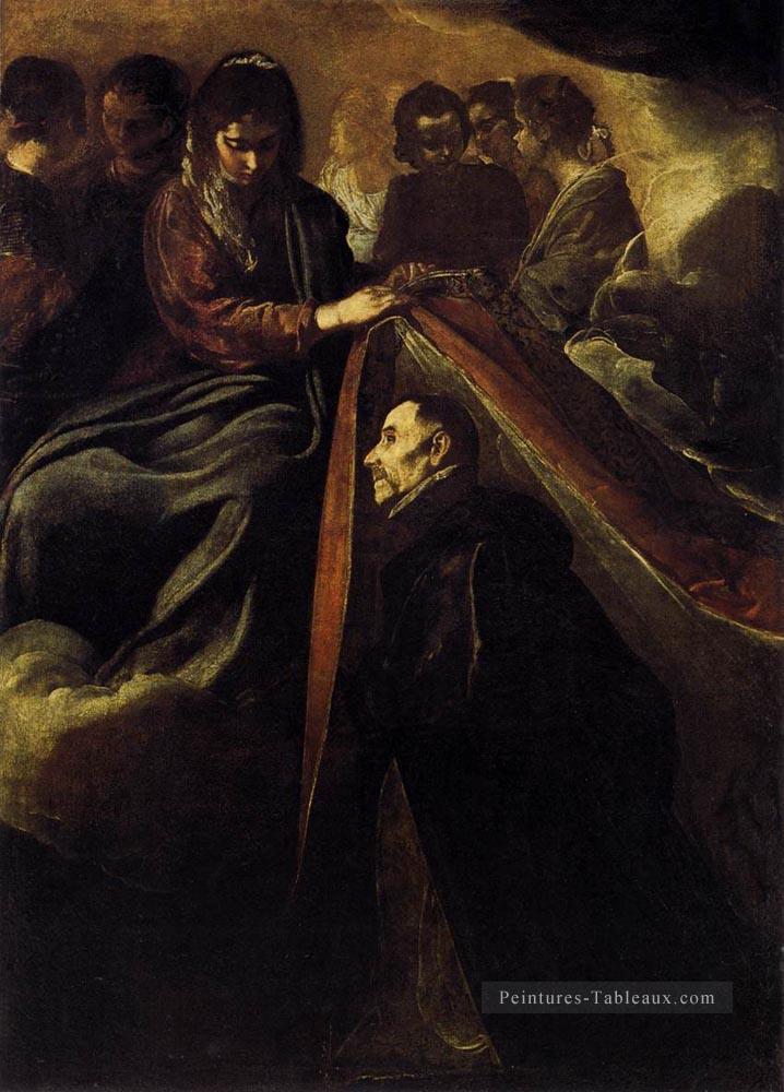 St Ildefonso reçoit la chasuble de la vierge Diego Velázquez Peintures à l'huile